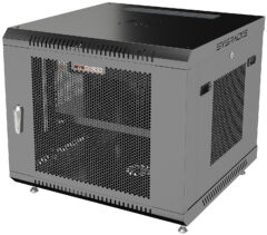 9U 24" Depth Wall Mount 19" MESH Enclosure