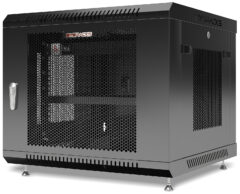 9U 24" Depth Wall Mount 19" MESH Enclosure