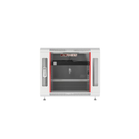 9U 18″ Depth Wall Mount 19″ GREY Enclosure photo