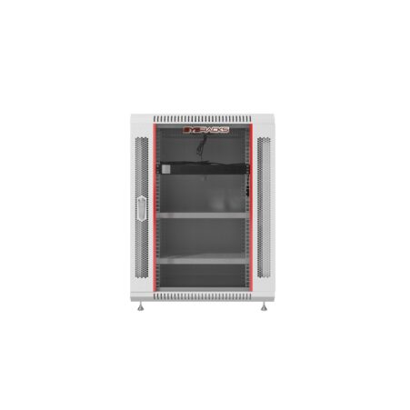 15U 18″ Depth Wall Mount 19″ GREY Enclosure photo