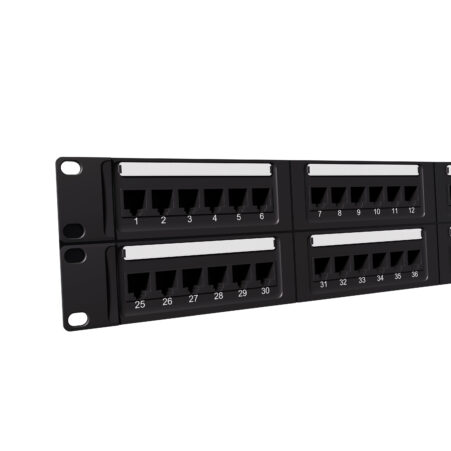 Panel de conexión de 48 puertos PP48Cat6 2U Cat6 RJ45 UTP photo