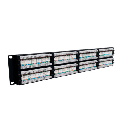 Panel de conexión de 48 puertos PP48Cat6 2U Cat6 RJ45 UTP photo