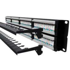 Patch Panel 48 ports with cable managers