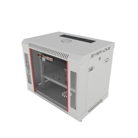 Boîtier mural 9U 18″ de profondeur et 19″ de profondeur, gris Photo