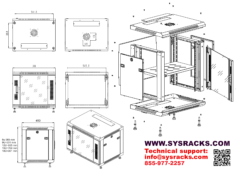 Rack Cabinet 18U