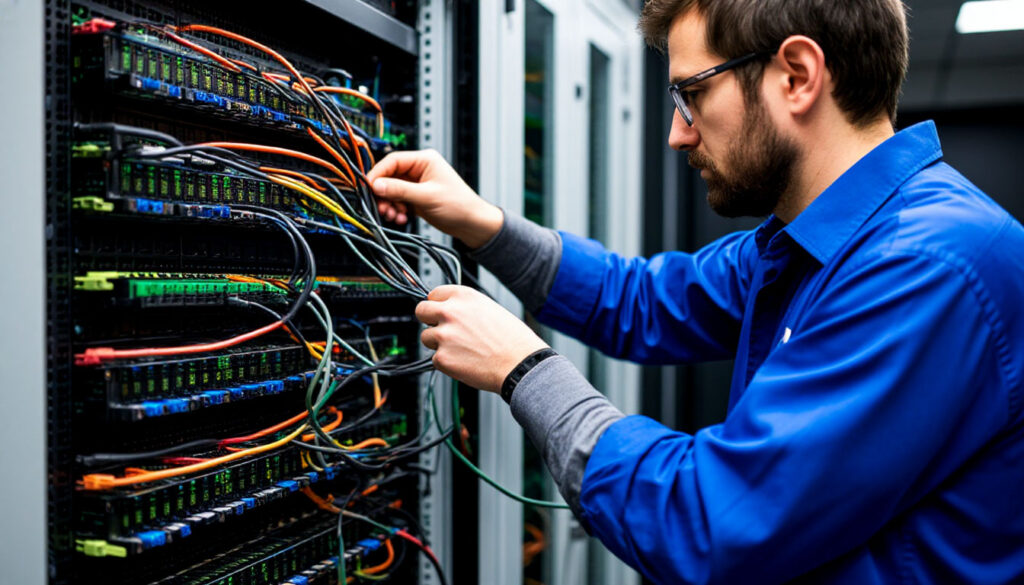 Importance of cable management for easier maintenance