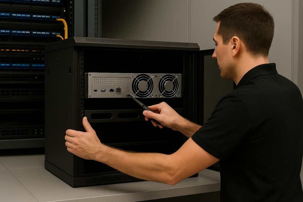 Master and server rack